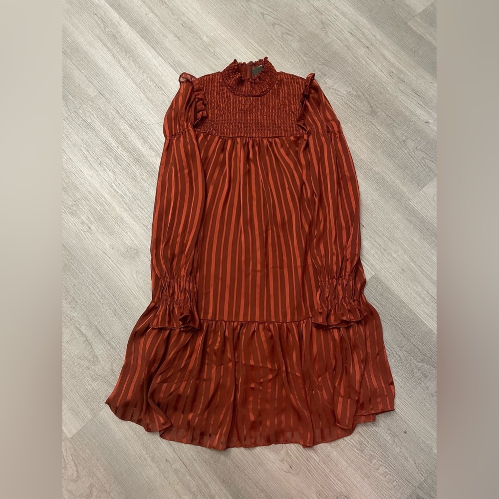 Orange fall dress